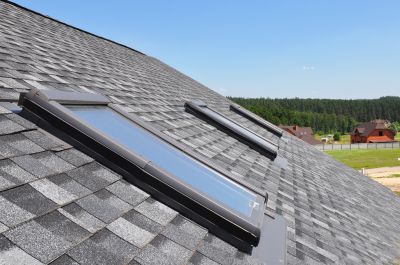 Skylight on Shingle Roof Inspection