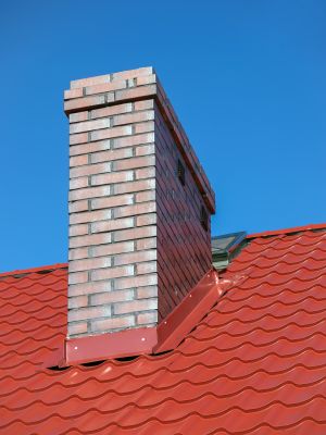 Chimney Flashing on metal roof